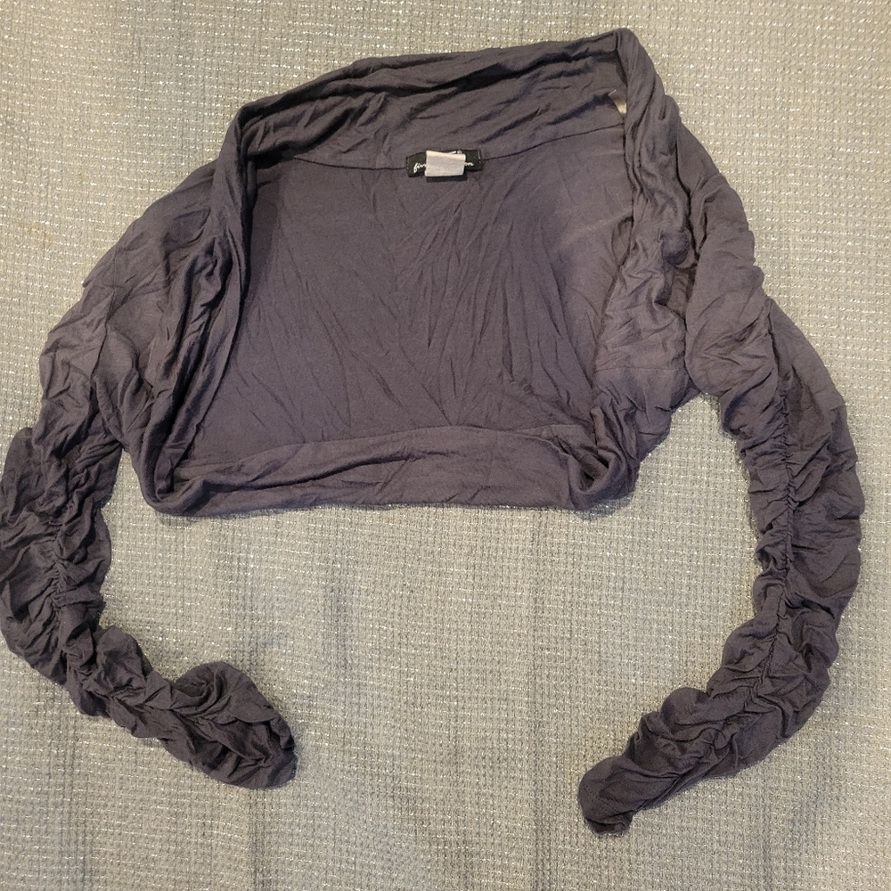 5 Simon jacket  shirt gray size large